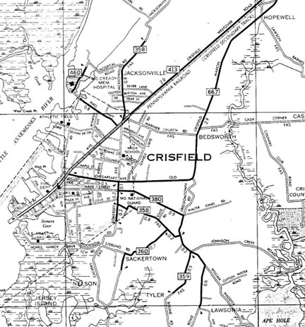 Crisfield area, 1967