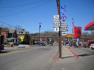 US 522 bridge, Hancock